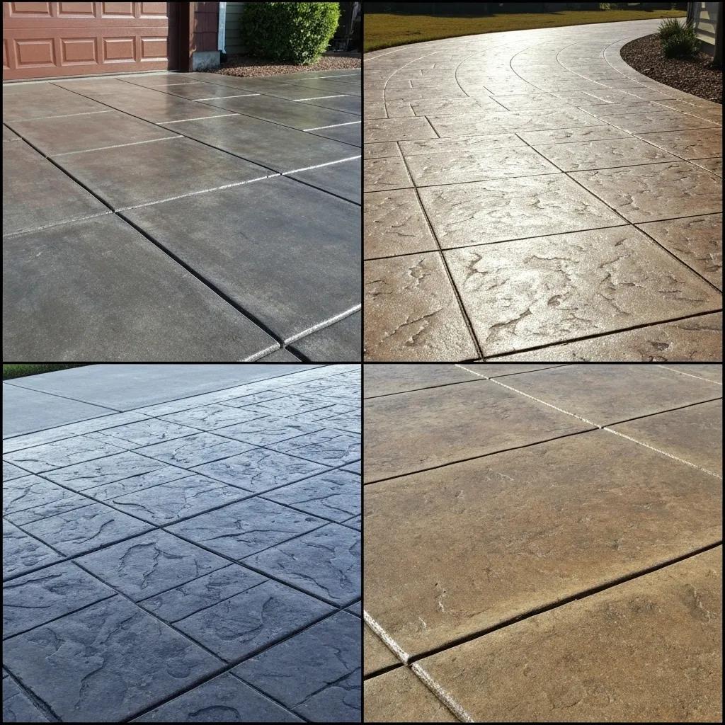 Comparison of different concrete sealing applications highlighting unique features and benefits